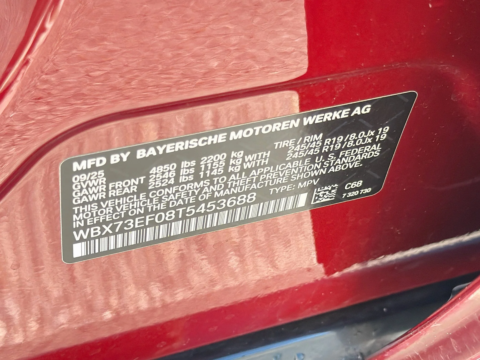 Used 2026 Vegas Red Metallic BMW xDrive28i image 44