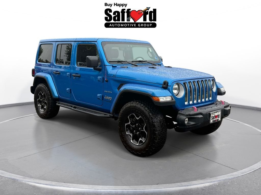 Used 2022 Blue Jeep Unlimited Sahara image 10