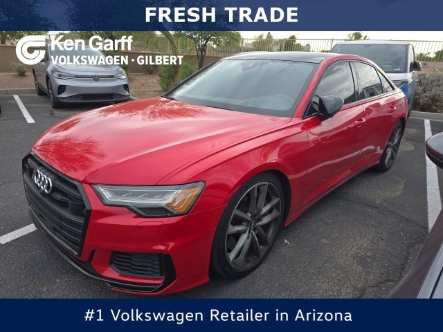 Used 2020 Tango Red Audi Prestige image 1