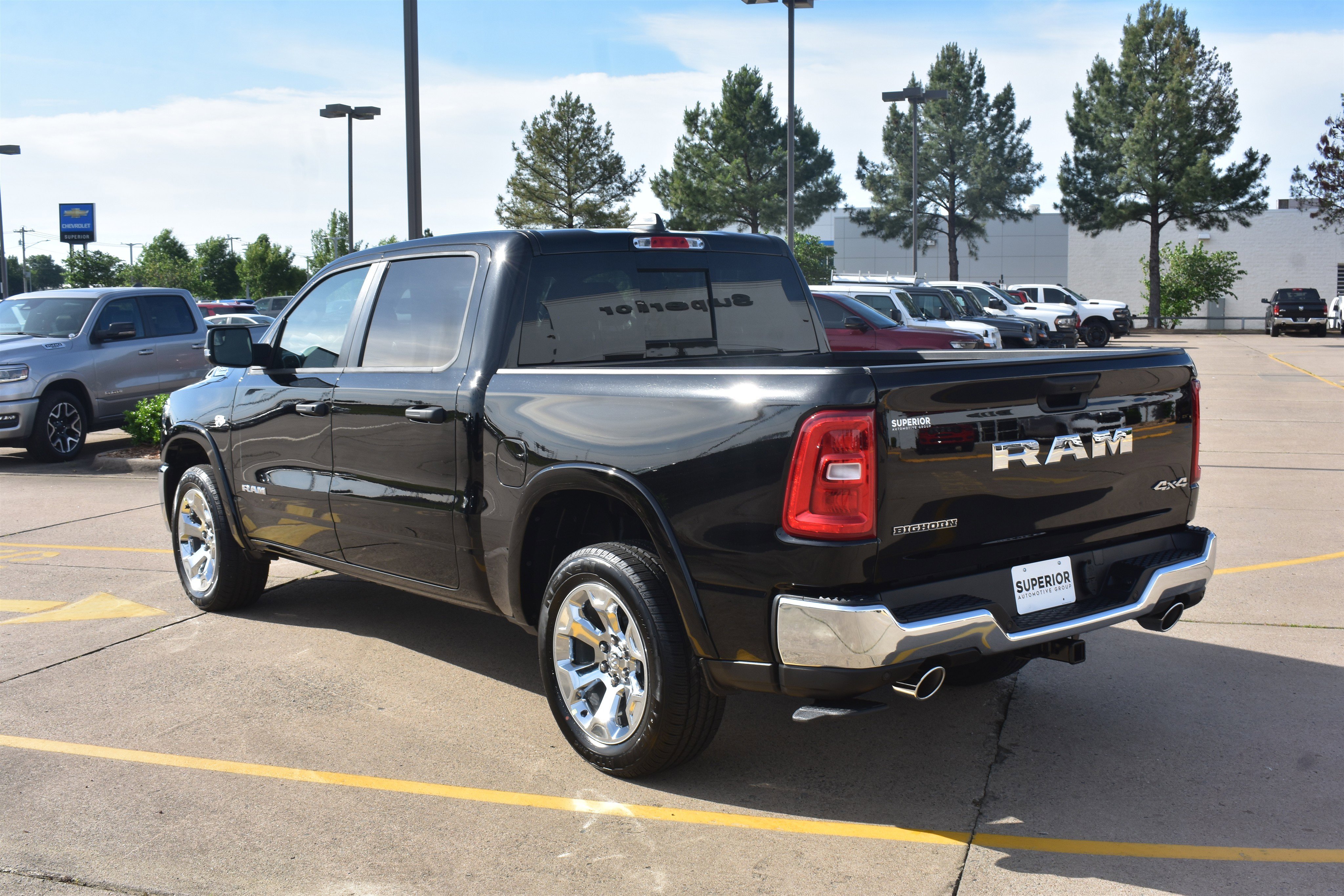 New 2026 Diamond Black Crystal Pearlcoat RAM Big Horn image 8