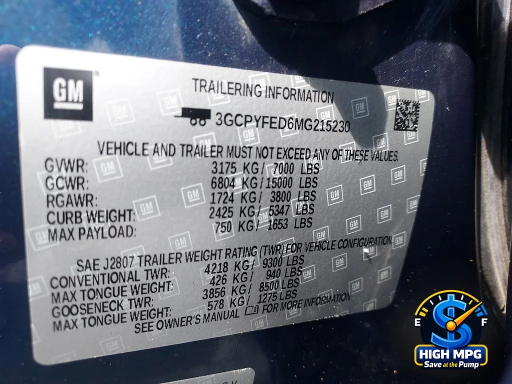Used 2021 Blue Chevrolet LT Trail Boss image 32