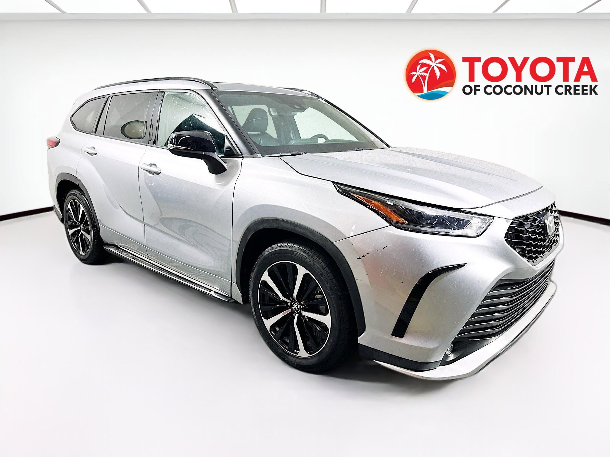 Used 2021 Celestial Silver Metallic Toyota XSE image 1
