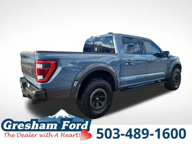 Certified Used 2023 Azure Gray Metallic Ford Raptor image 12