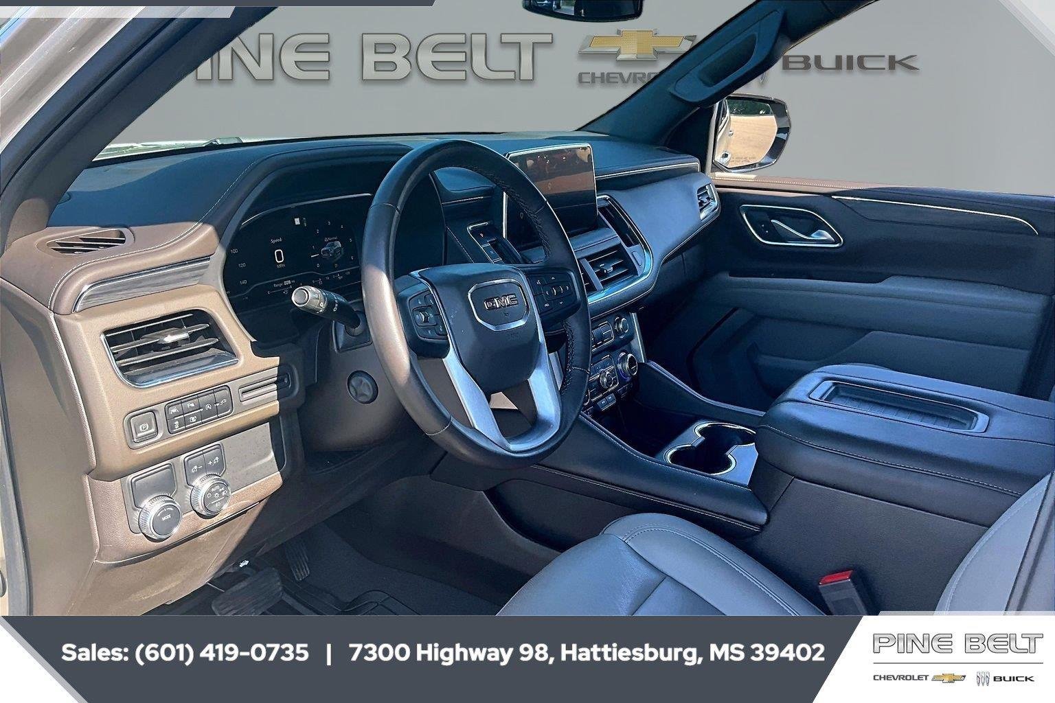 Used 2022 PEARL BEIGE METALLIC GMC SLT image 12