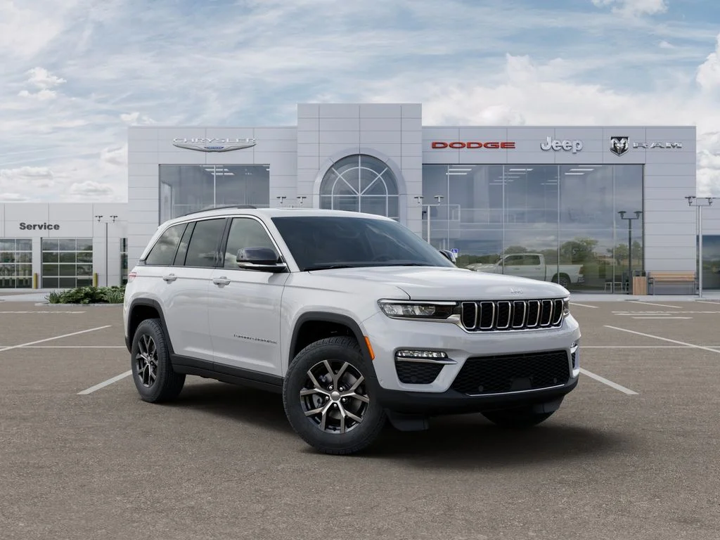 New 2025 Bright White Clear-Coat Exterior Paint Jeep Limited image 5