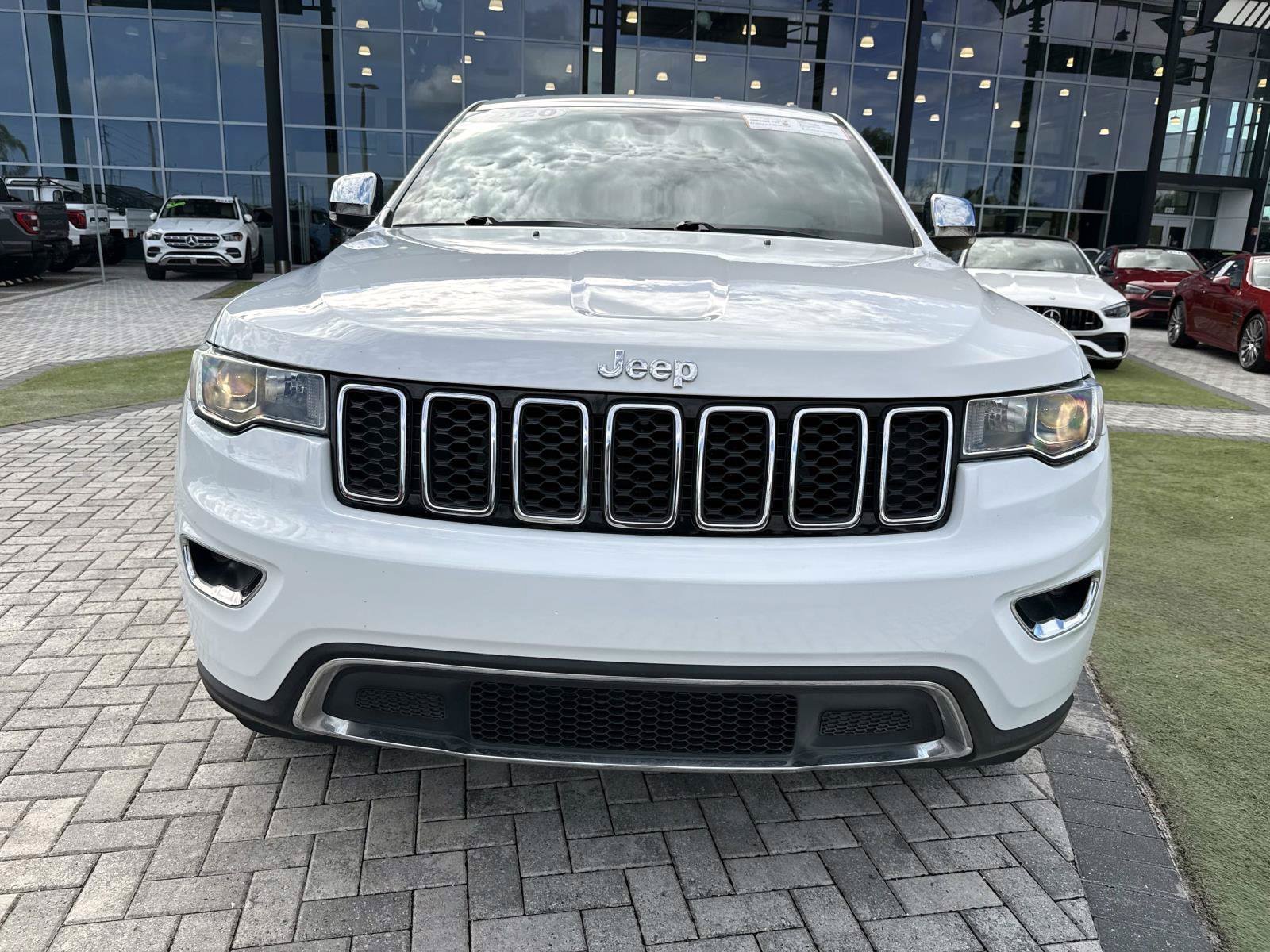 Used 2020 Bright White Clearcoat Jeep Limited image 8