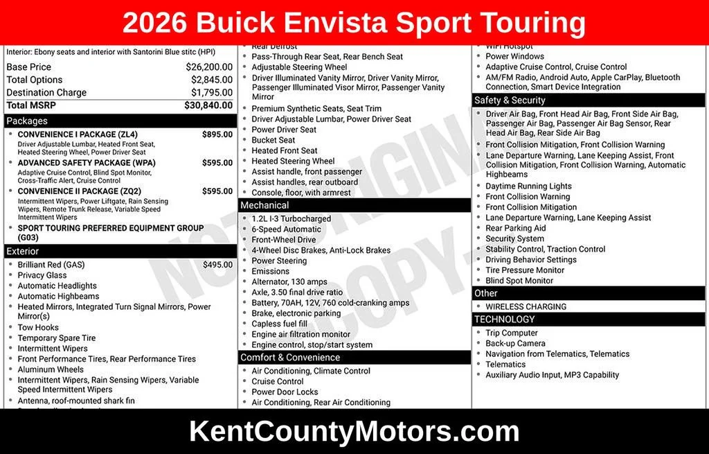 2026 Buick Envista Sport Touring's photo