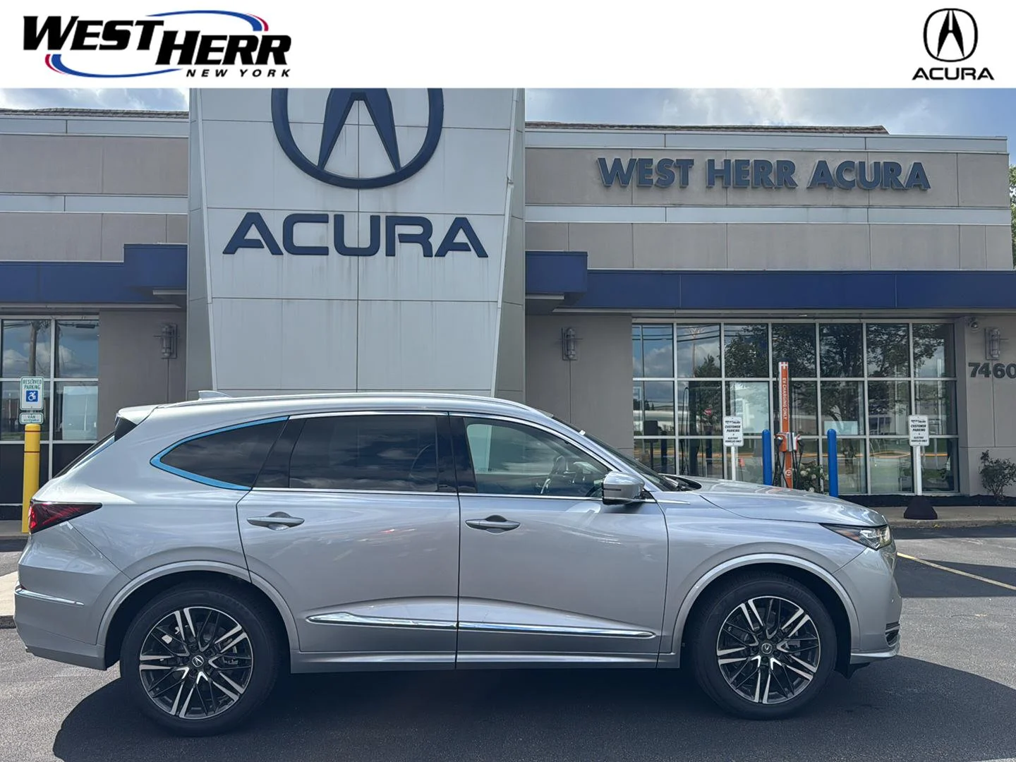 New 2026 Solar Silver Metallic Acura SH-AWD w/Advance image 1