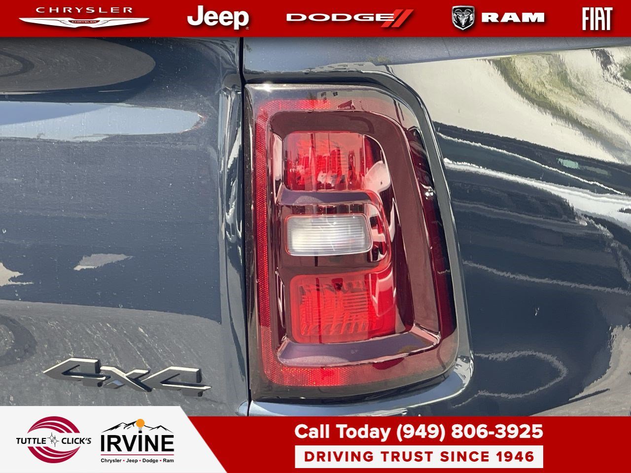 New 2026 Forged Blue Metallic Exterior Paint RAM Laramie image 9