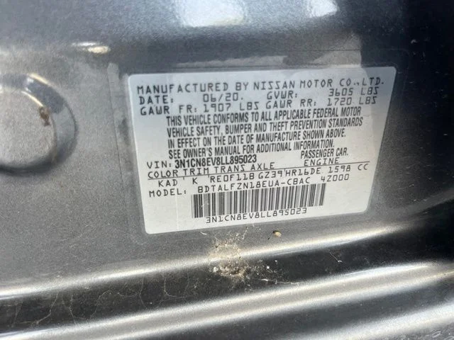 Used 2020 Gray Nissan 1.6 SV image 13