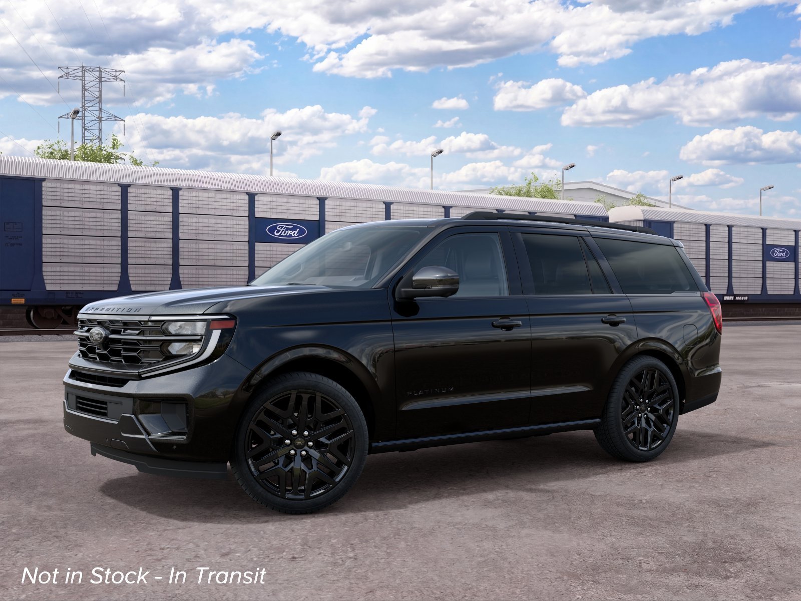 New 2027 Agate Black Metallic Ford Platinum image 1