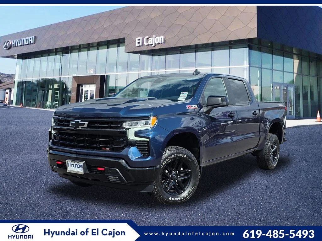 Used 2022 Blue Chevrolet LT Trail Boss image 1