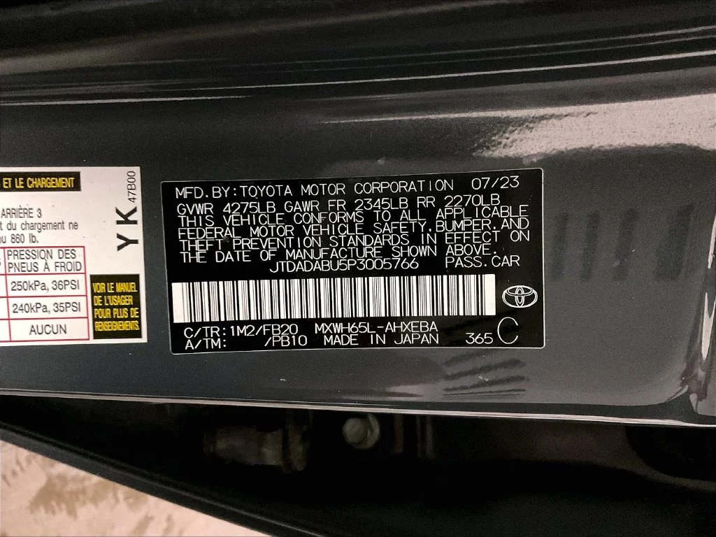 Used 2023 Gray Toyota LE image 39