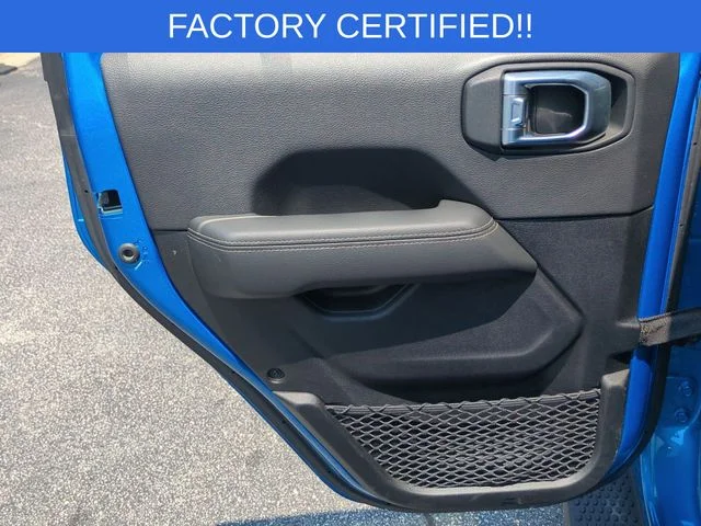 Used 2021 Blue Jeep Unlimited Sahara 4xe image 26