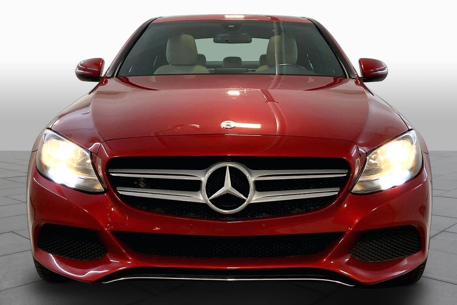Used 2018 designo Cardinal Red Metallic Mercedes-Benz C 300 image 3