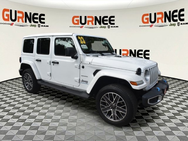 Used 2023 White Jeep Sahara 4xe image 11
