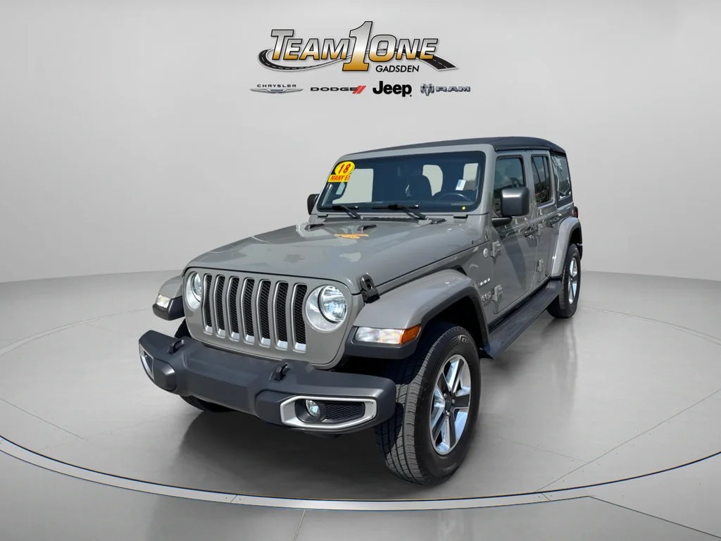Used 2018 Sting-Gray Clearcoat Jeep Sahara image 5