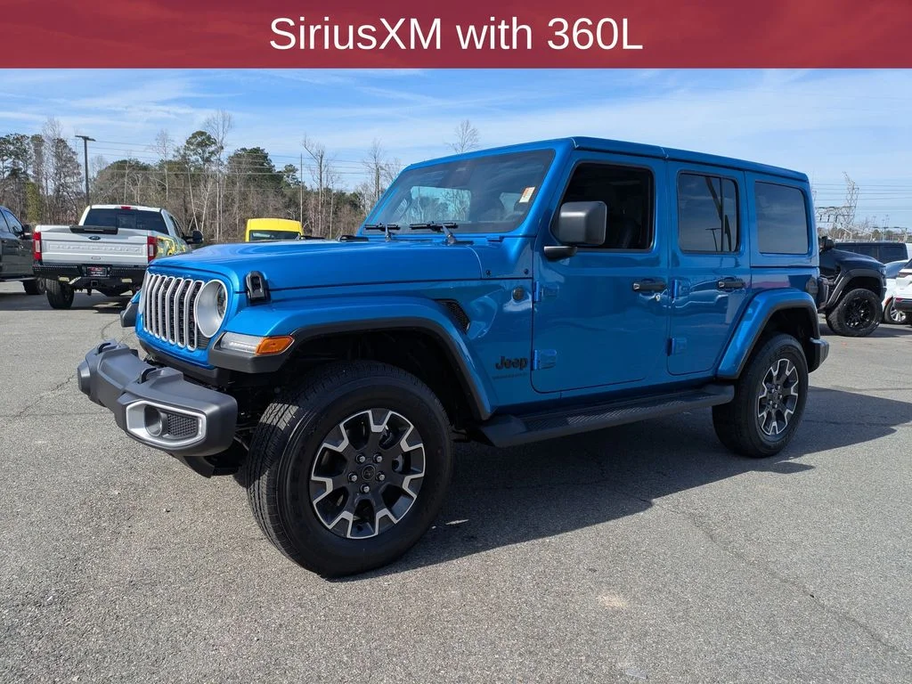 New 2026 Hydro Blue Pearl-Coat Exterior Paint Jeep Sahara image 10