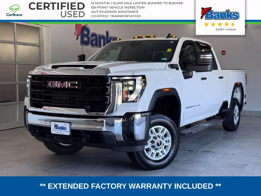 Certified Used 2025 Summit White GMC Pro image 1