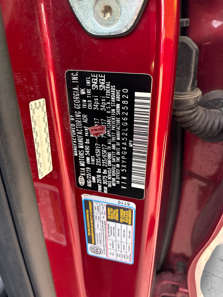 Used 2020 Red Kia LX image 40