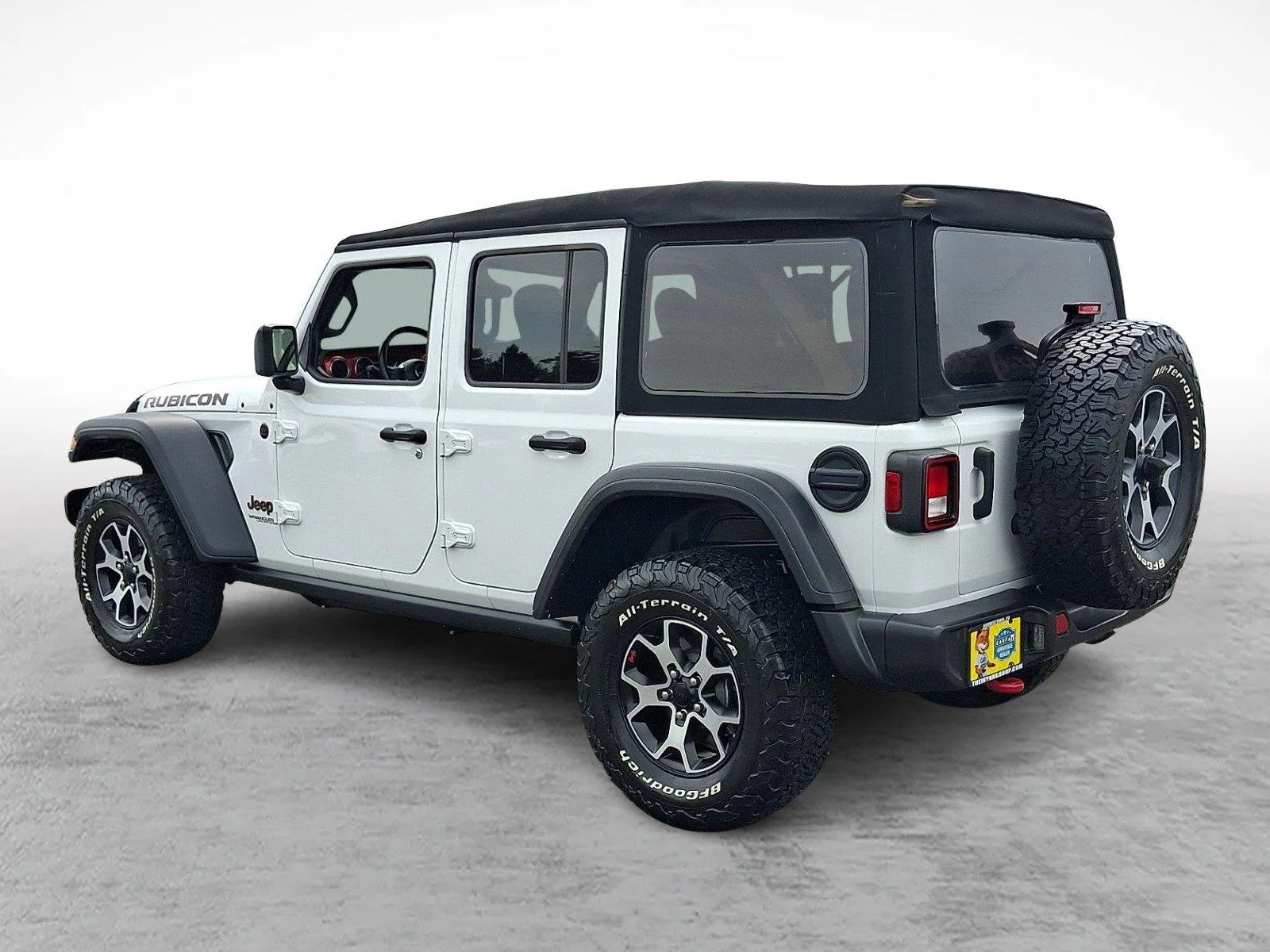 Used 2021 Bright White Clearcoat Jeep Unlimited Rubicon image 4