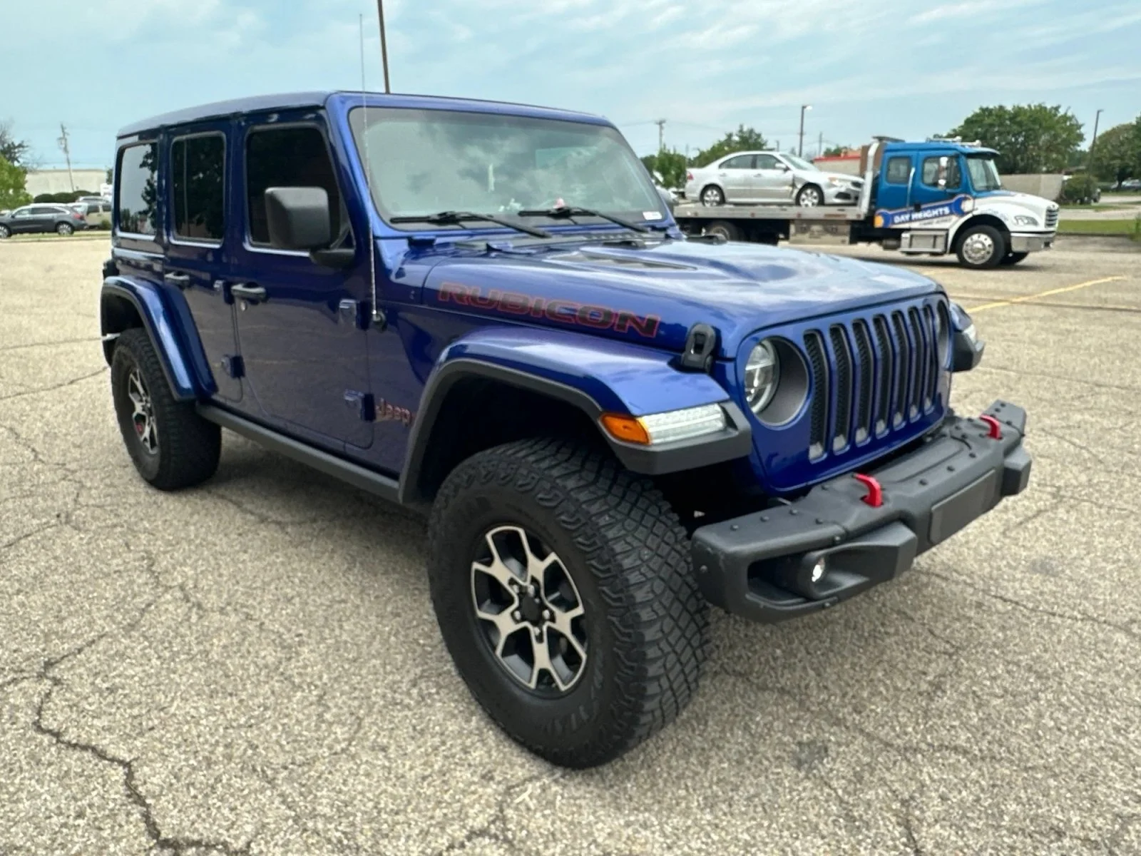 Used 2020 Ocean Blue Metallic Clearcoat Jeep Rubicon image 16