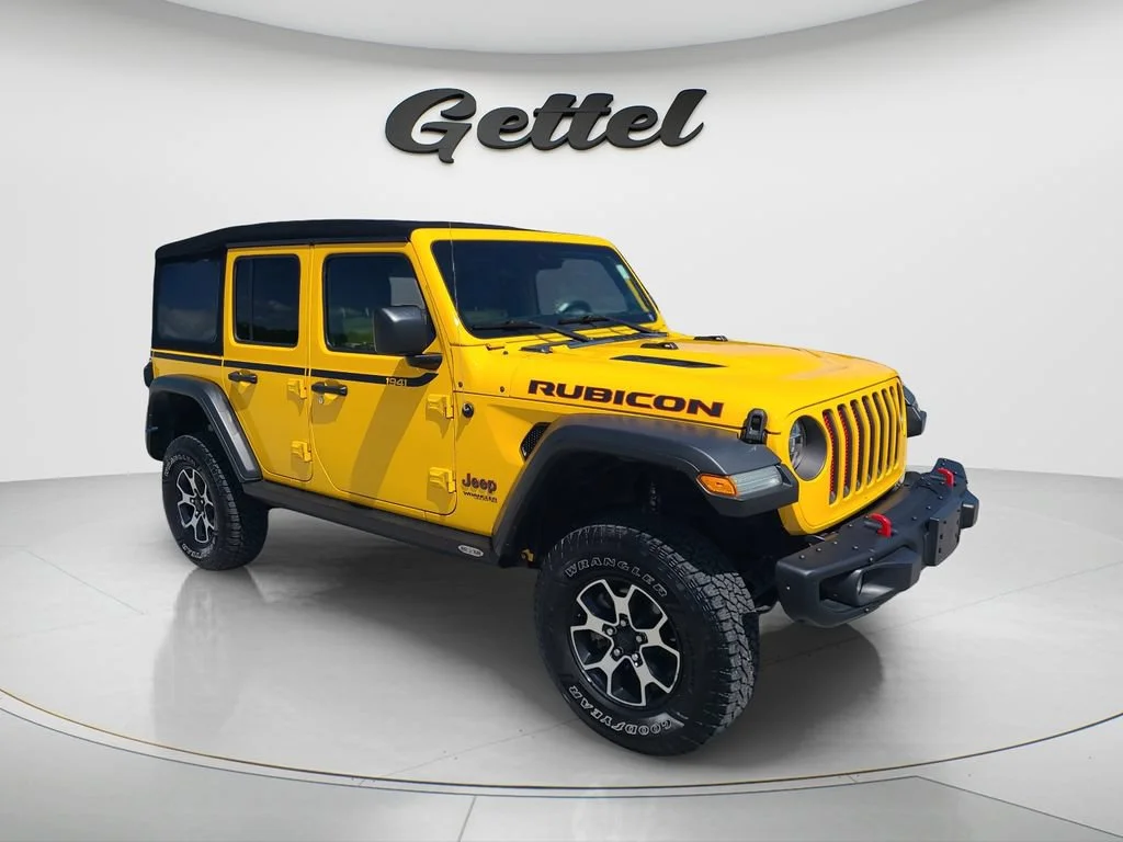Used 2021 Yellow Jeep Rubicon 4x4 image 3