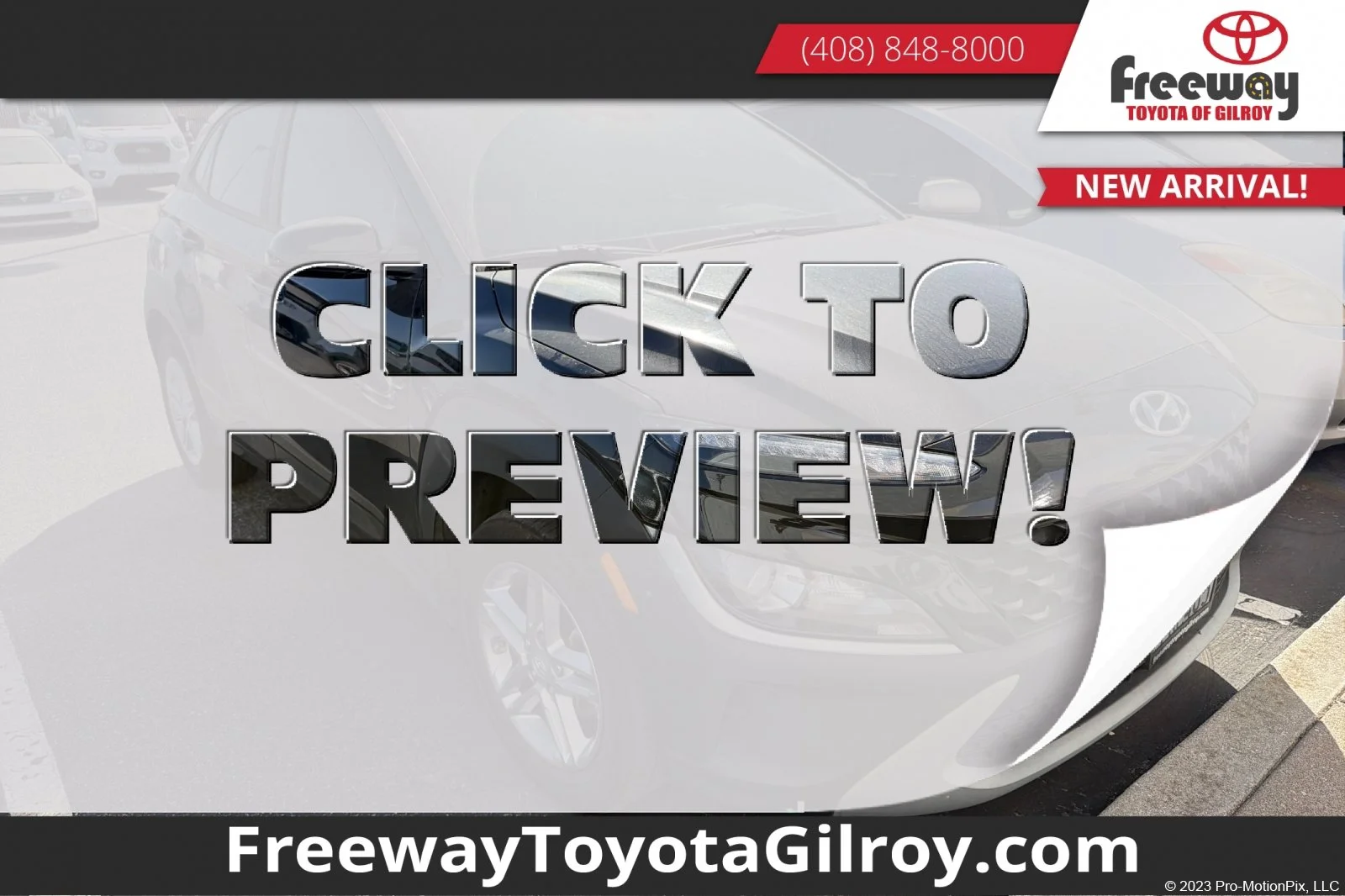 Used 2023 Black Hyundai SE image 1
