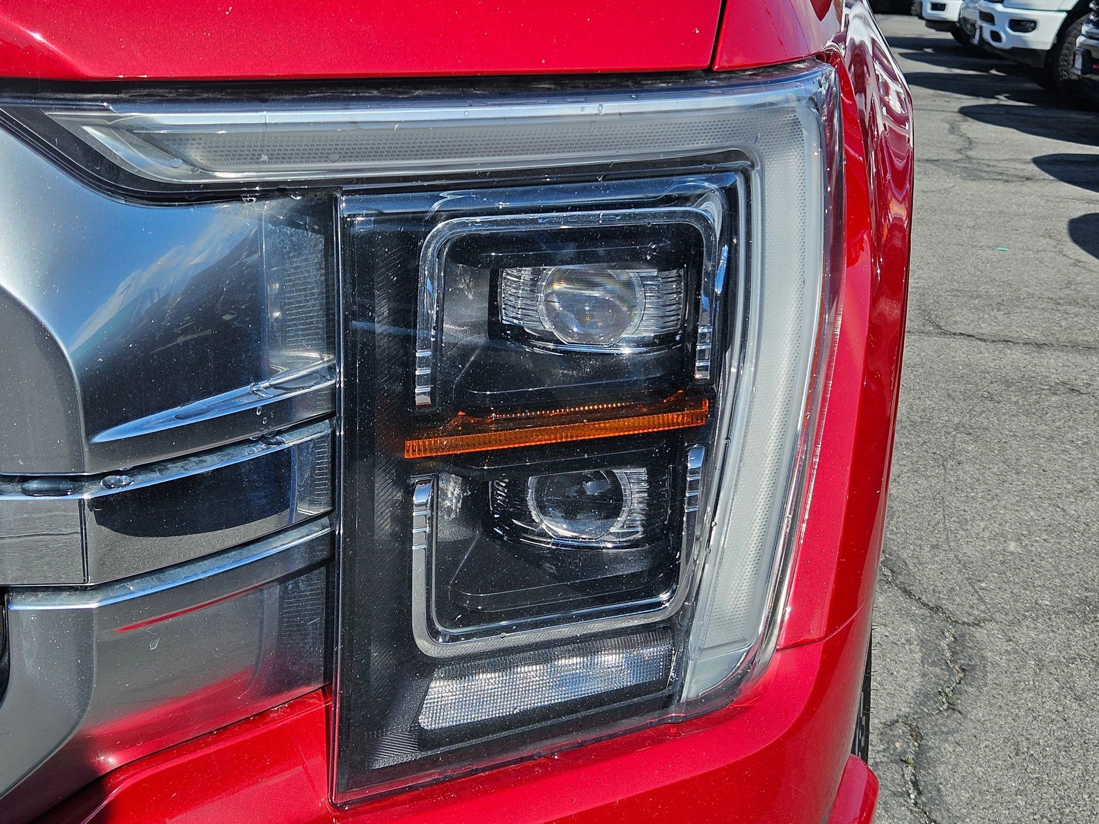 Used 2023 Rapid Red Metallic Tinted Clearcoat Ford Platinum image 10