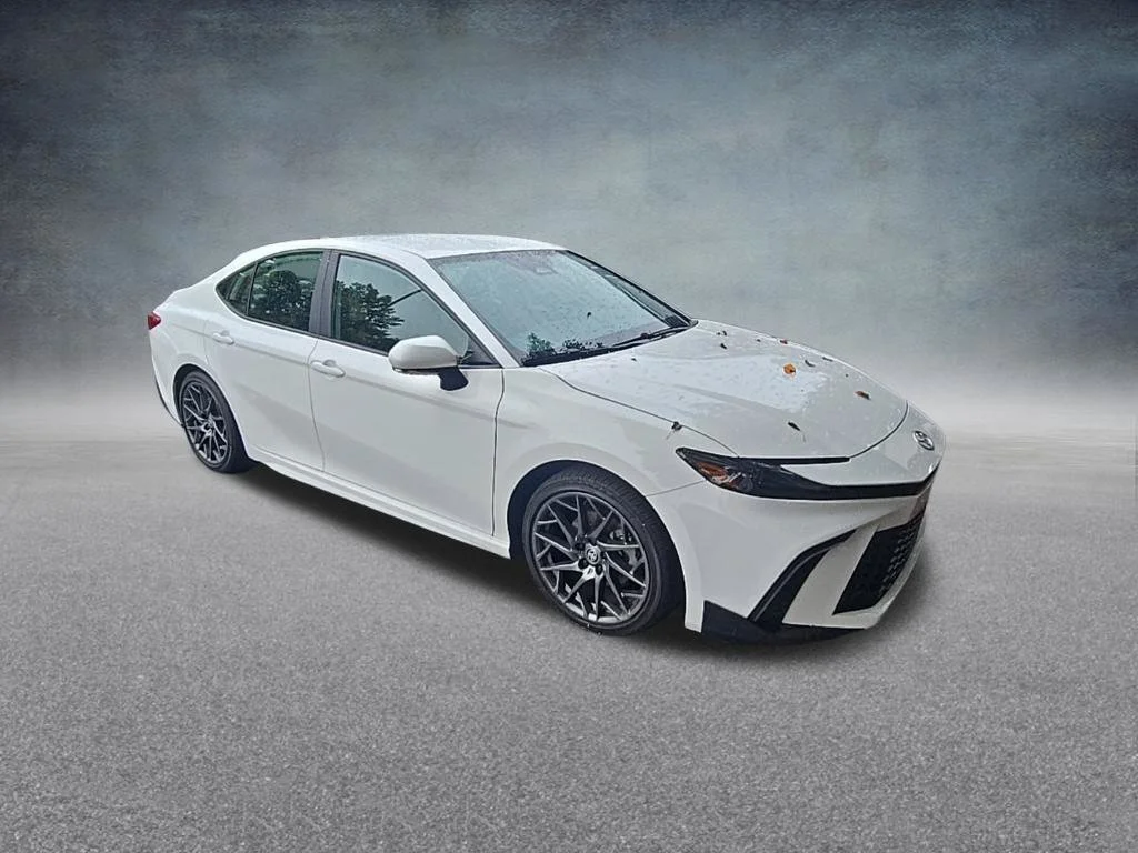 Used 2025 White Toyota SE image 2