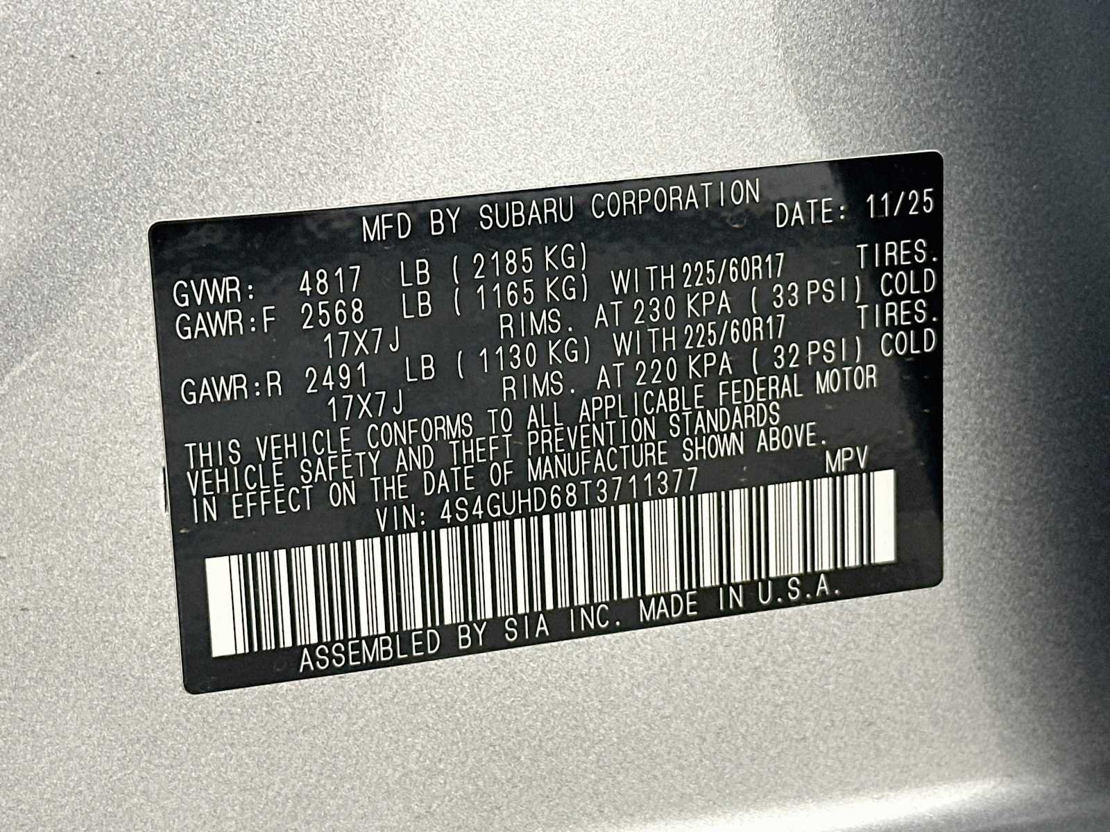 Certified Used 2026 Ice Silver Metallic Subaru Premium image 28