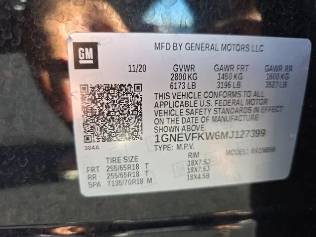 Used 2021 MOSAIC BLACK METALLIC Chevrolet LS image 34