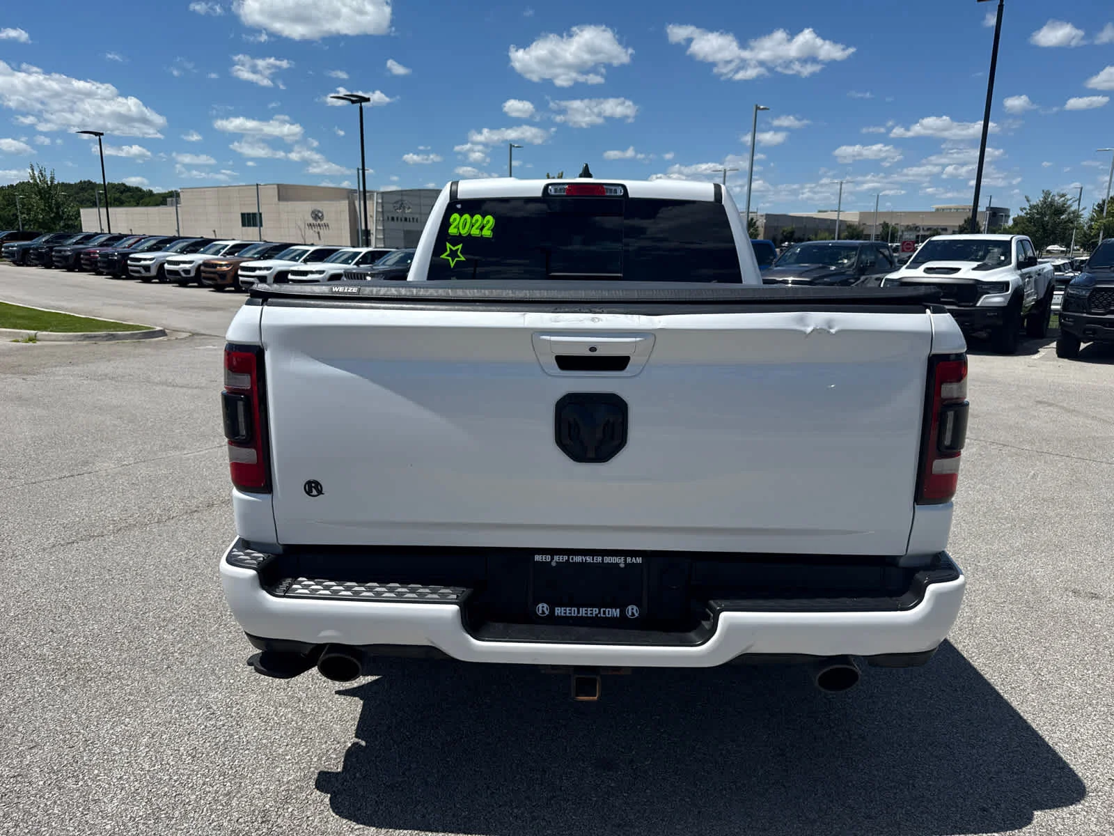 Used 2022 Ivory White Tri-Coat Pearlcoat Ram Laramie image 7