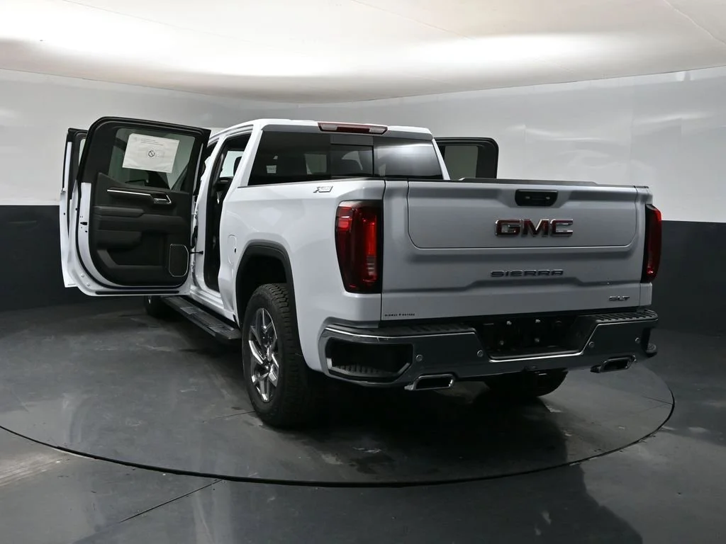 New 2026 Glacier White Tricoat GMC SLT image 50
