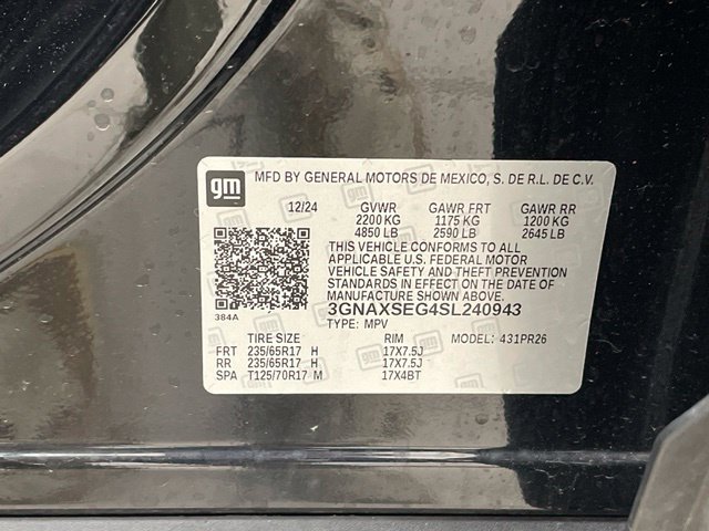 Certified Used 2025 Mosaic Black Metallic Chevrolet ACTIV image 26