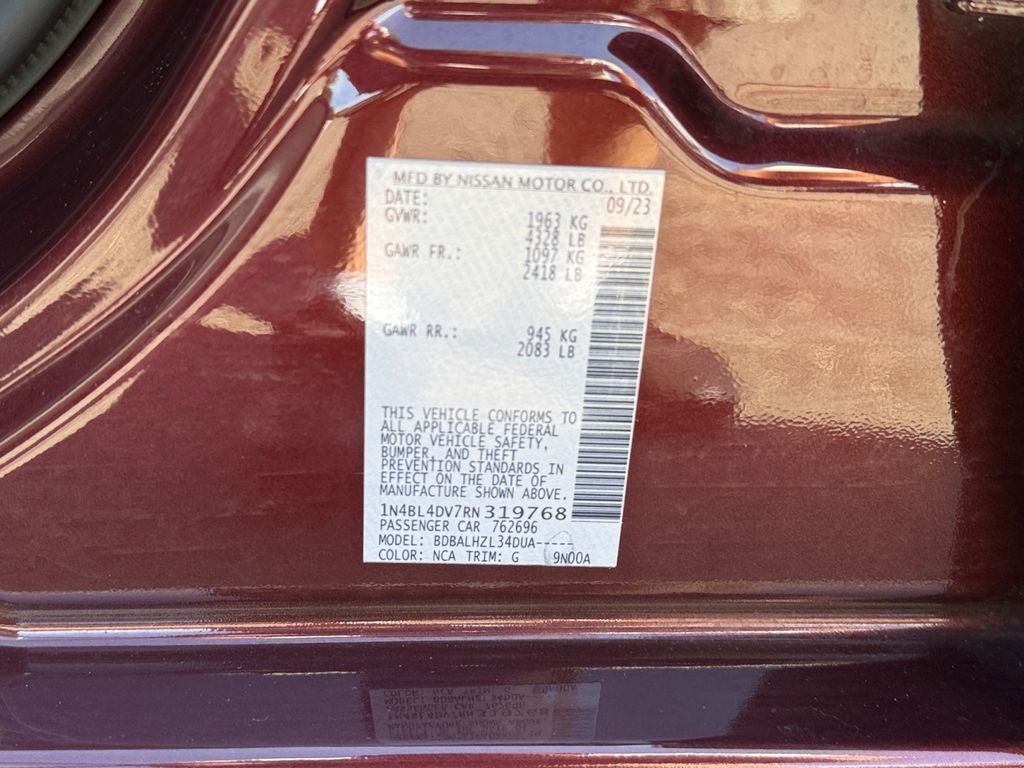 Used 2024 Red Nissan 2.5 SV image 29