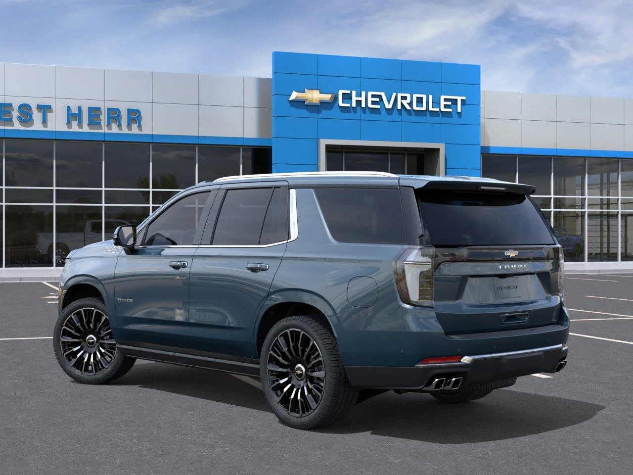 New 2026 Lakeshore Blue Metallic Chevrolet High Country image 3