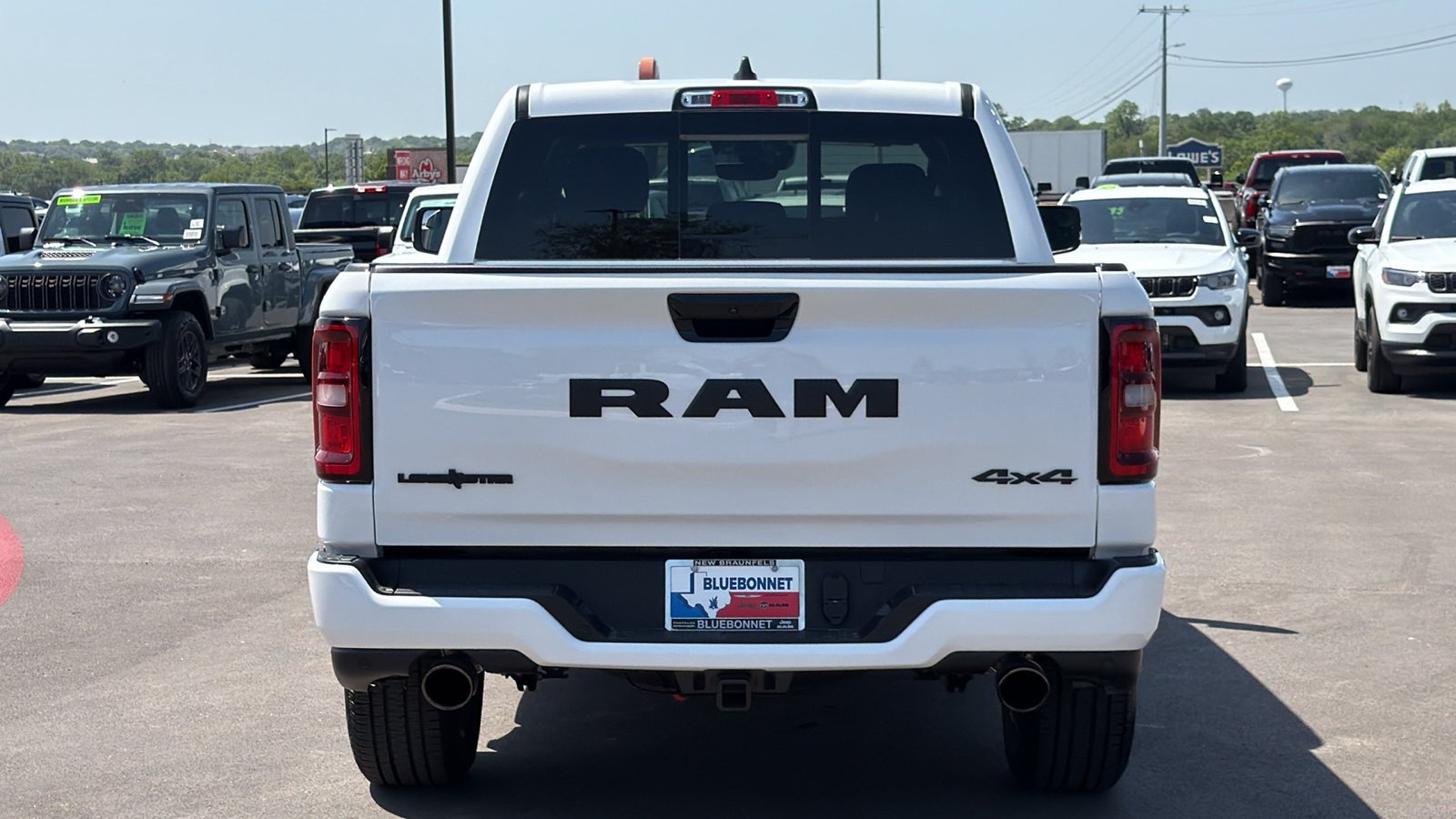 New 2026 Bright White Clear-Coat Exterior Paint RAM Lone Star image 6