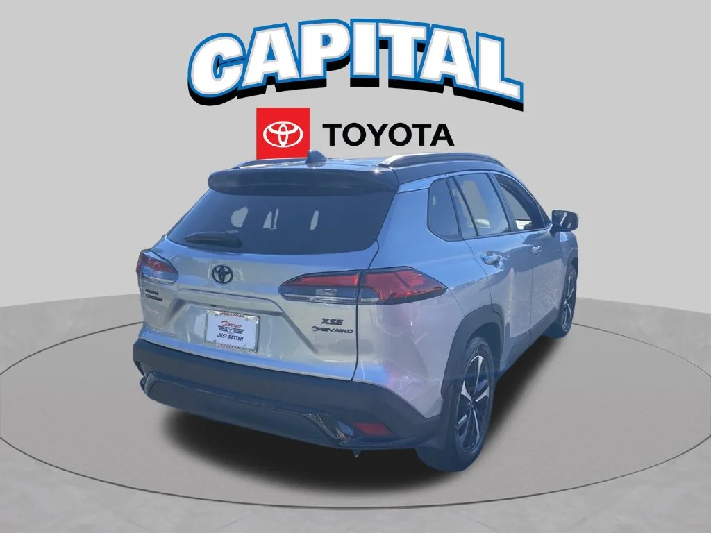Used 2025 Silver Toyota Hybrid XSE image 16