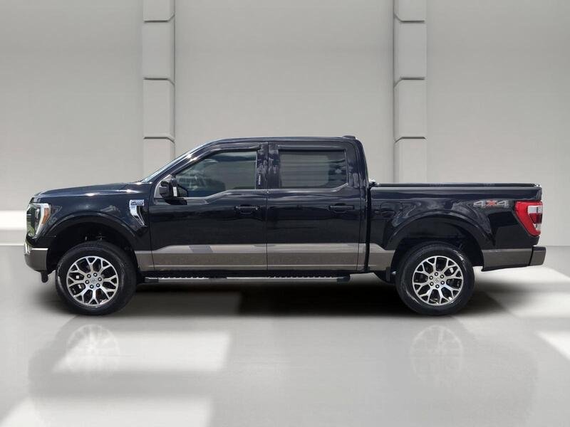 Used 2021 Agate Black Metallic FORD KING RANCH 4WD SUPERCREW 5.5