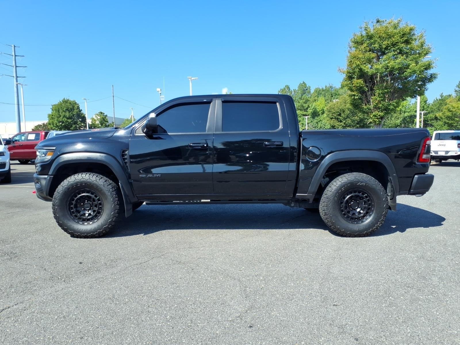Used 2022 Diamond Black Crystal Pearlcoat Ram TRX image 3