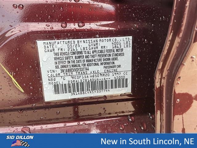 New 2025 Rosewood Metallic Nissan SV image 12