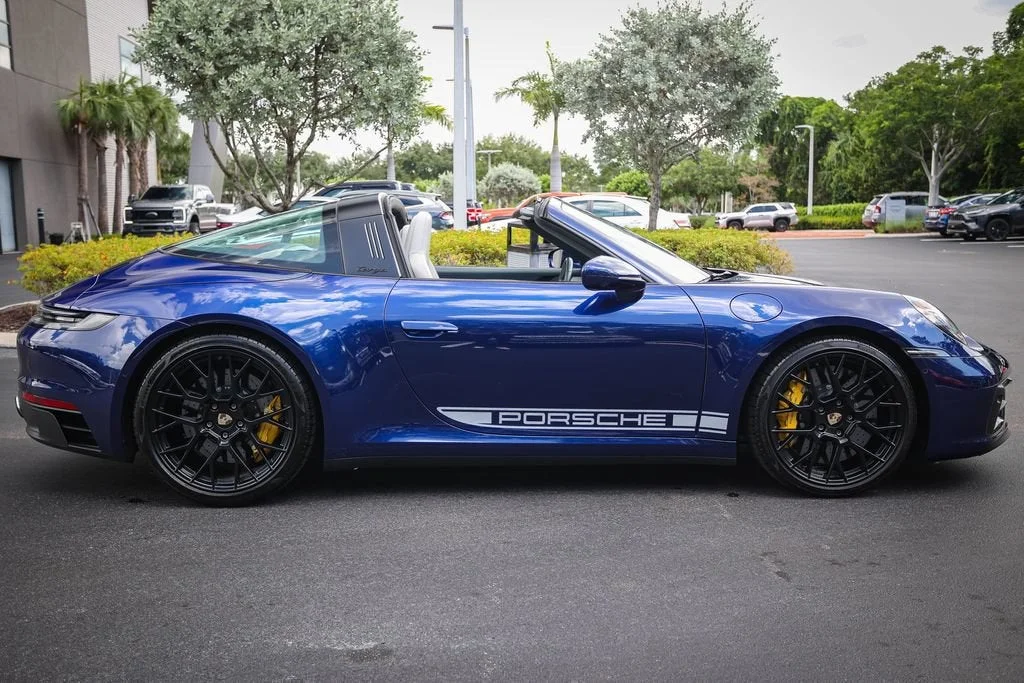 Used 2024 Gentian Blue Metallic Porsche Targa 4 GTS image 7