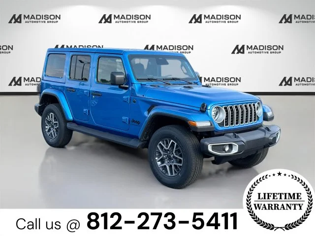 New 2025 Blue Jeep Sahara image 3