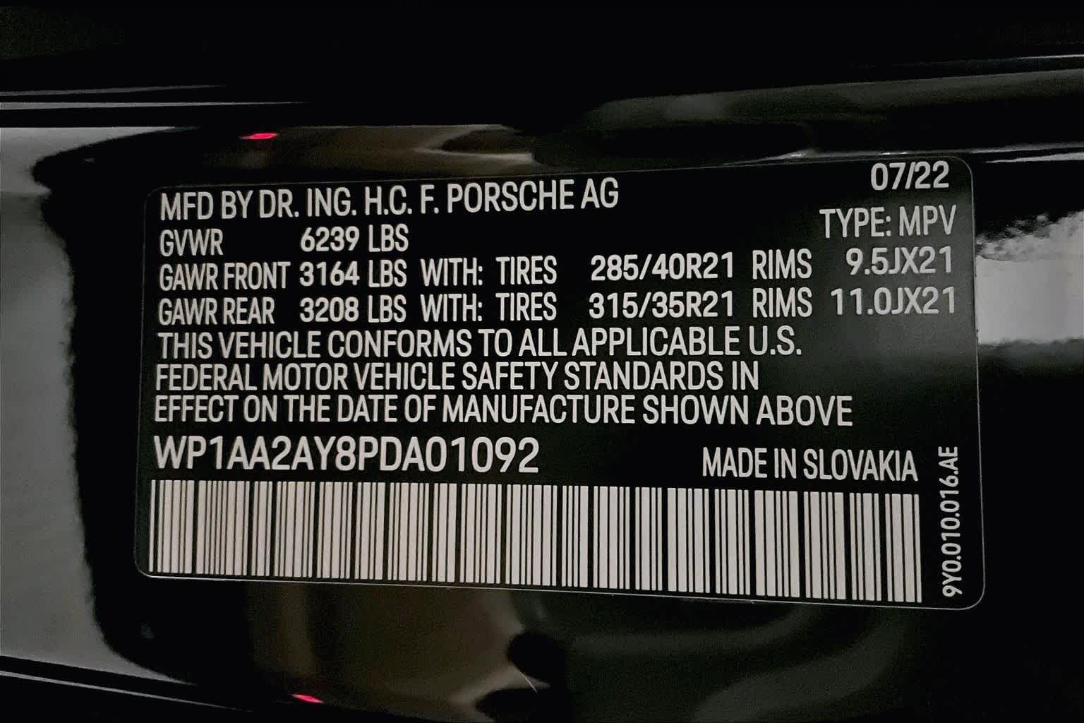 Used 2023 BLUE Porsche  image 33