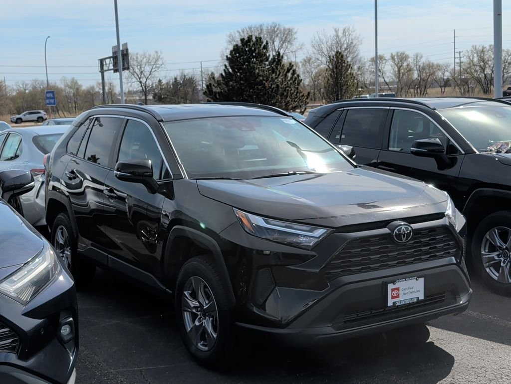 Certified 2025 Toyota RAV4 XLE with VIN 2T3P1RFV9SW540450 for sale in Minneapolis, Minnesota