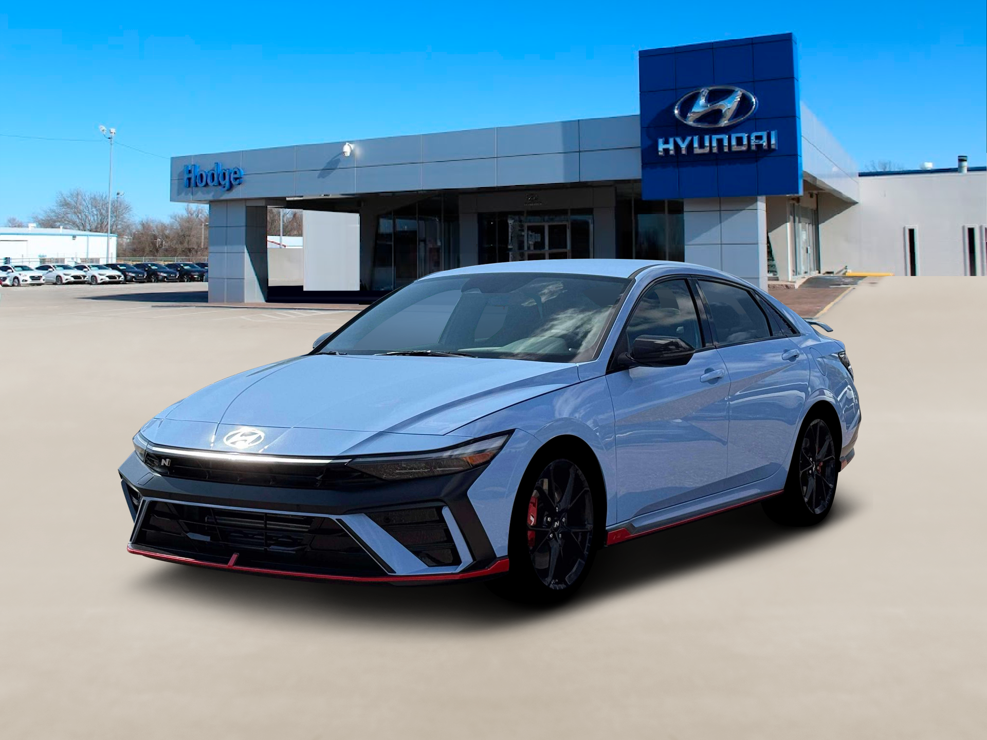 New 2026 Blue Hyundai Sedan image 1