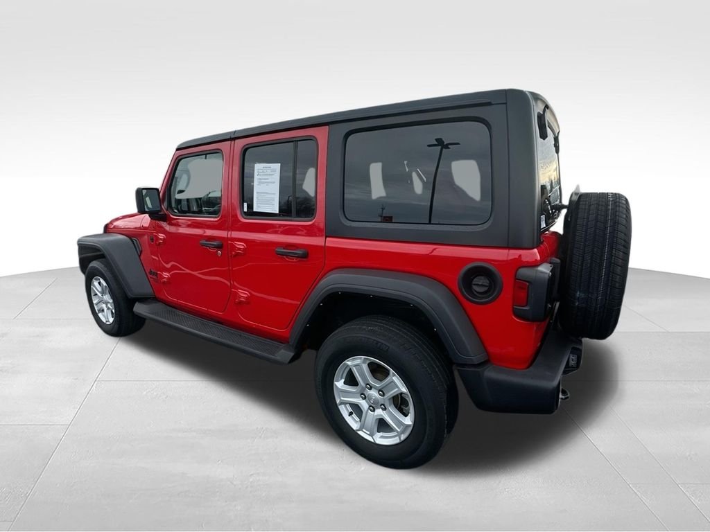 Used 2021 Red Jeep Unlimited Sport S image 6