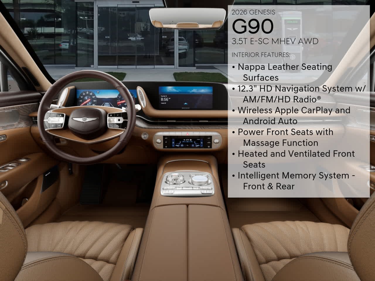 New 2026 Capri Blue Genesis 3.5T e-SC image 17
