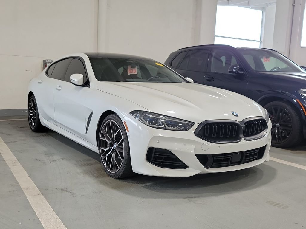 Certified Used 2023 Mineral White Metallic BMW 840 image 2